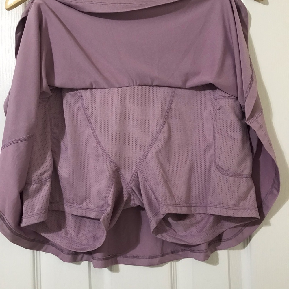 Lavender High-Waisted Skort - Picture 4 of 6
